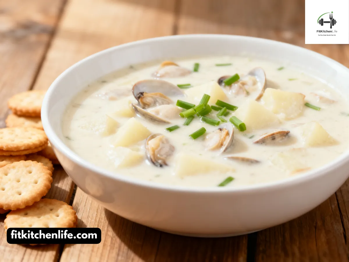 Classic New England Clam Chowder Creamy Comfort in Every Bowl