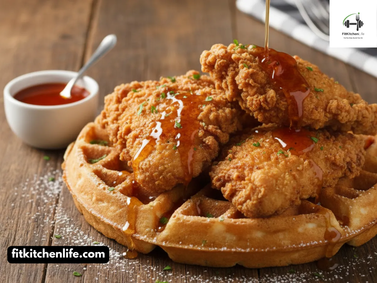 Crispy Fried Chicken and Fluffy Waffles Soul Food Perfection
