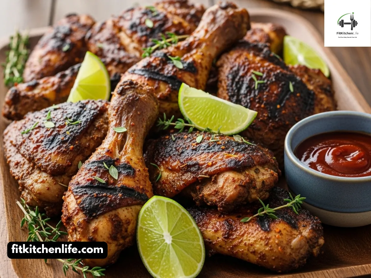 Authentic Jamaican Jerk Chicken Spicy Grilled Recipe
