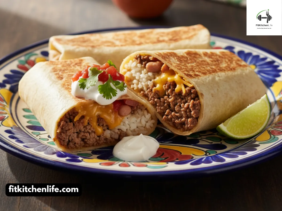 Flavorful Beef Burritos Tex-Mex Wrap in 25 Minutes