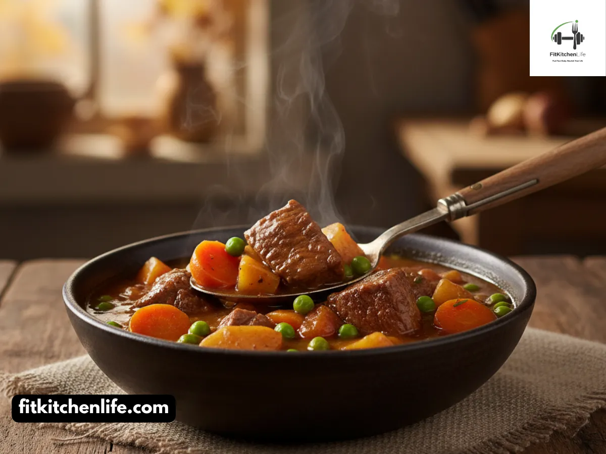 Hearty Beef Stew with Root Veggies Slow-Simmered Comfort in 3 Hours