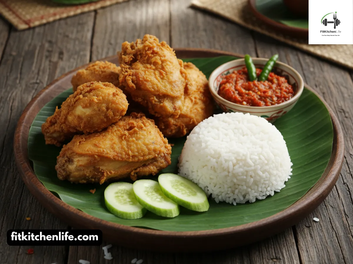 Indonesian Ayam Goreng Crispy Fried Chicken Delight