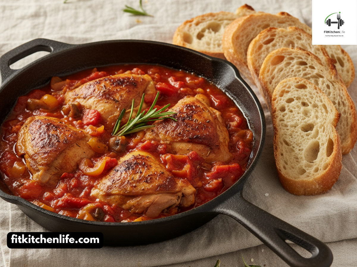 Italian Chicken Cacciatore Rustic Tuscan Hunter’s Stew