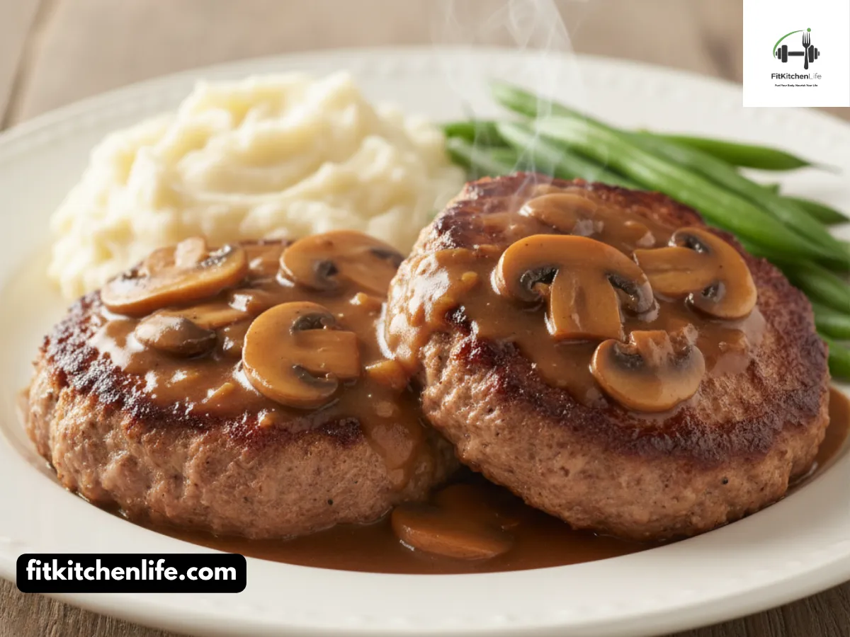 Juicy Salisbury Steak with Mushroom Gravy Comfort Food Classic in 35 Minutes
