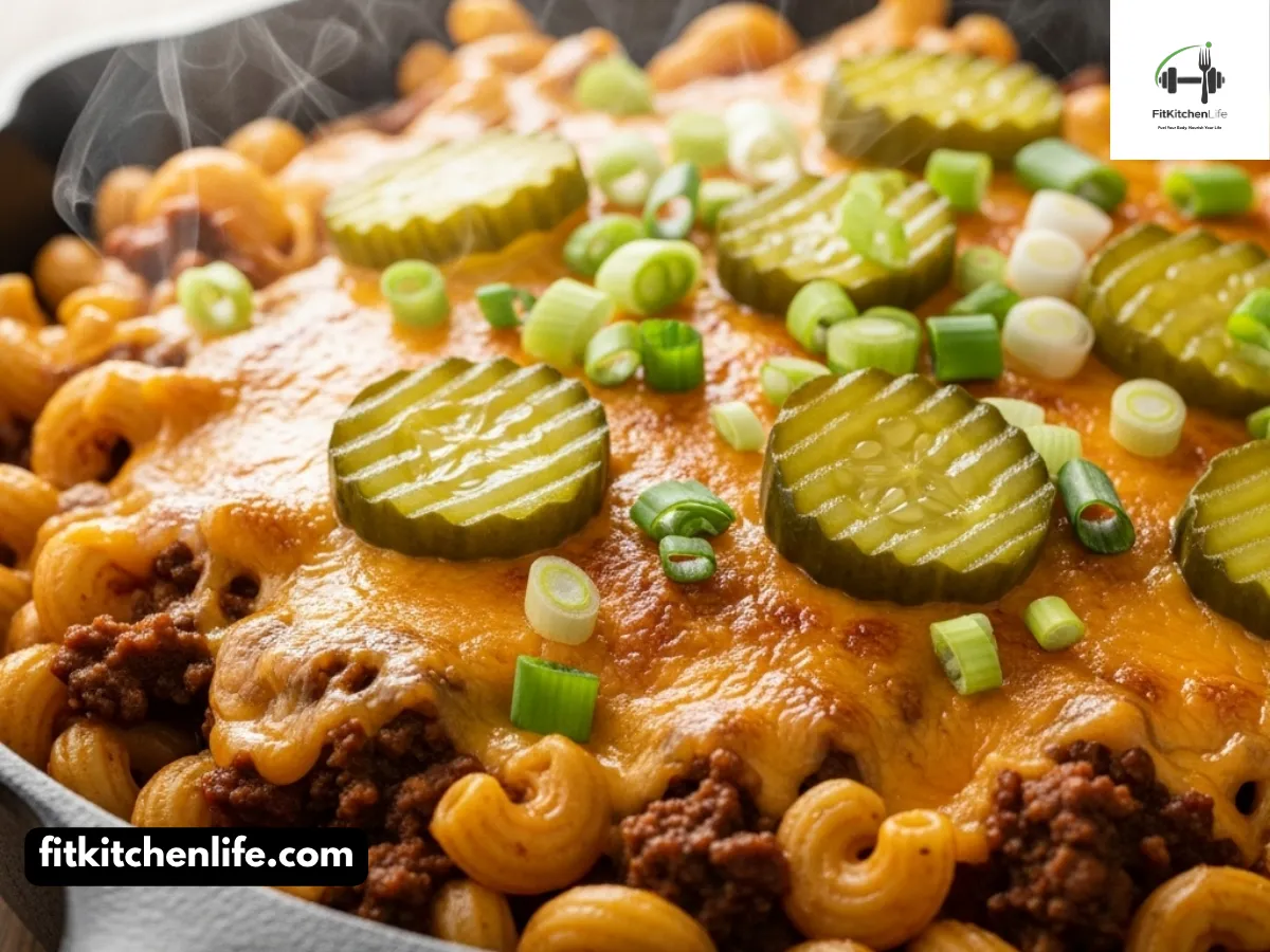 One-Pot Cheeseburger Pasta Nostalgic Burger Bliss in 30 Minutes