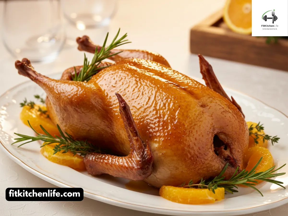 Roast Duck with Orange Glaze A Classic French-Inspired Delight