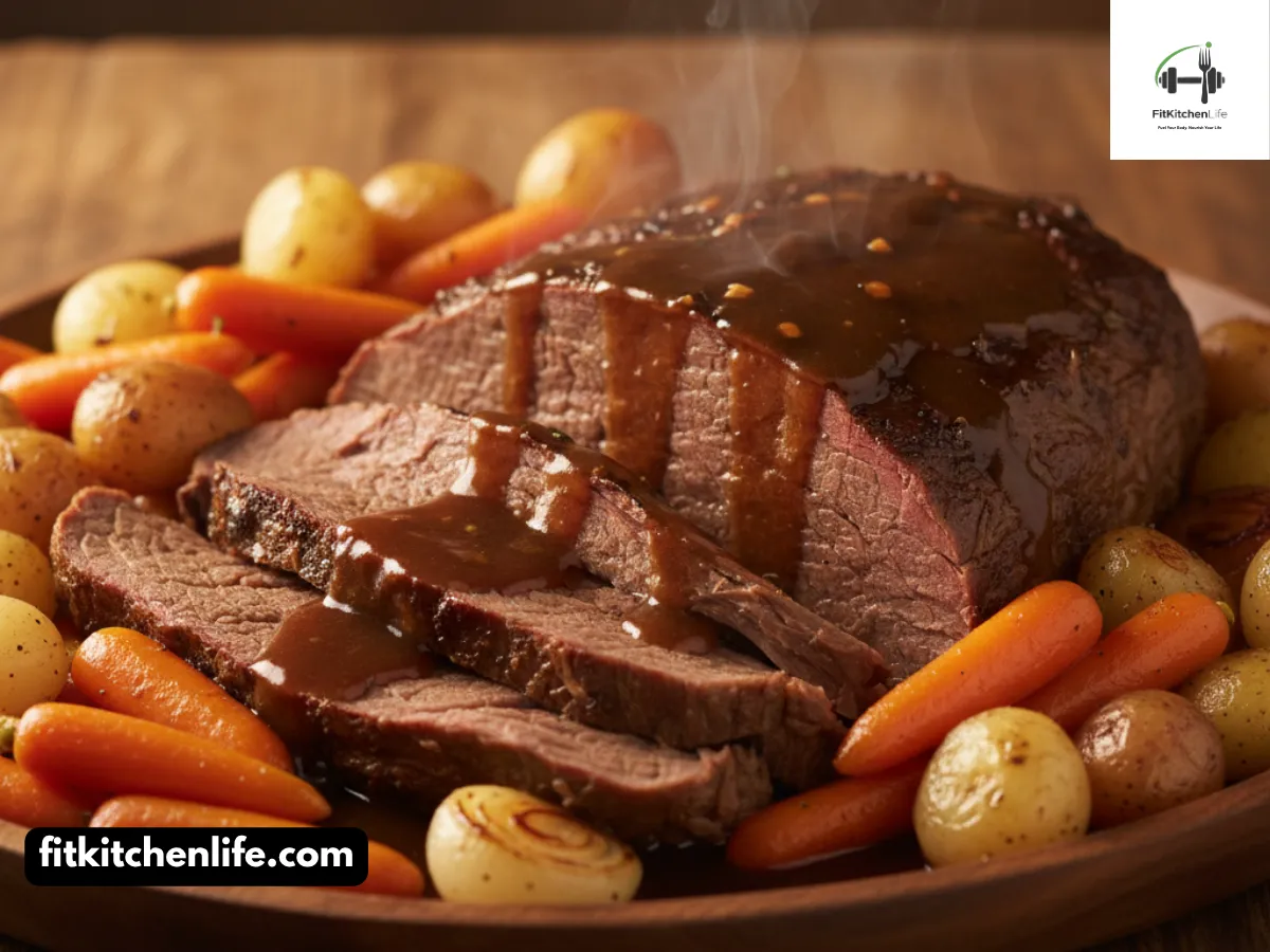 Tender Pot Roast with Root Vegetables Slow-Braised Bliss in 4 Hours