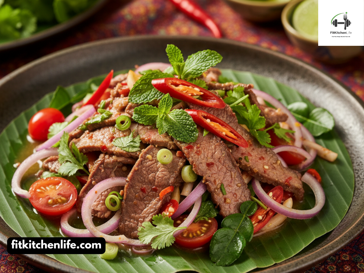 Thai Spicy Beef Salad (Yum Nua) A Bold and Refreshing Taste of Thailand